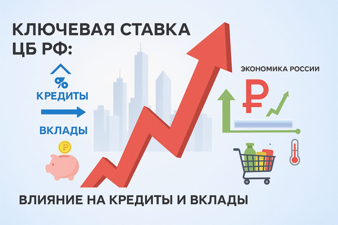 Ключевая ставка ЦБ РФ и ее влияние на кредиты и вклады в 2026